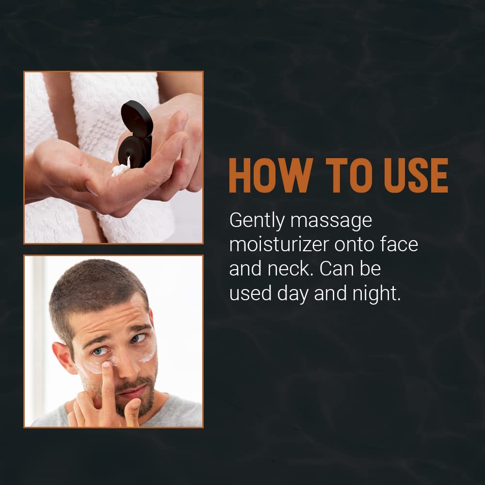 Woody's Face Moisturizer for Men - Hydrating Daily Lotion with Menthol for Dry Skin | 5 fl oz