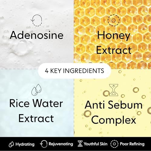 LOOPS Weekly Reset - Rejuvenating Hydrogel Face Mask for Youthful Glow - Hydrates, Refines & Reduces Puffiness - 1 Pc