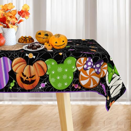 Halloween Tablecloth Rectangle 60x80 Inch Spooky Party Decor - Variation of THIS listing