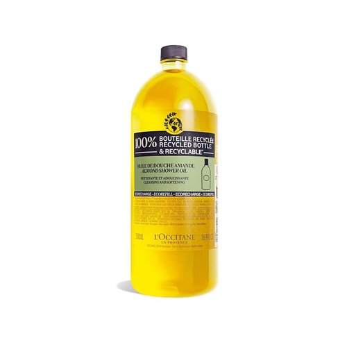 L'OCCITANE Almond Shower Oil - Cleansing & Softening Body Wash | Nourishing Milky Lather