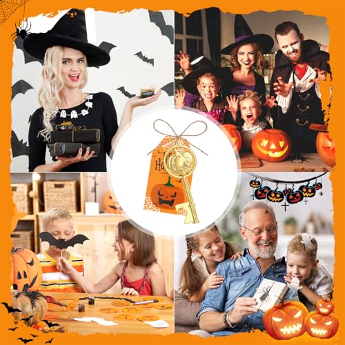 Halloween Pumpkin Bottle Opener Set - 24 Bulk Party Favors & Decorations
