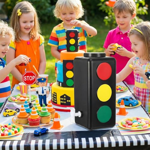 Traffic Light Drink Dispenser 1.5 Gallon Beverage Server for Party & Kids Events