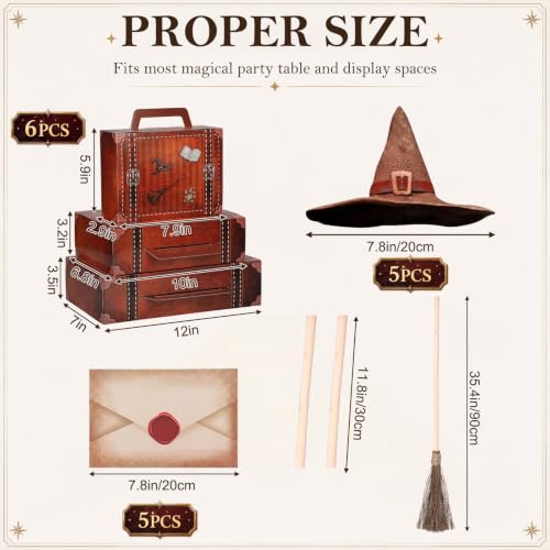 Magical Wizard Party Decorations Set - 17 Pieces for Halloween & Birthday