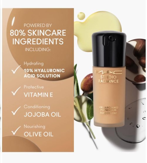 MAC Studio Radiance Serum Powered Foundation NC38