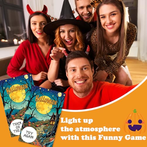 Halloween Scratch Off Cards 50 Pack - Spooky Party Game for Halloween Weddings, Baby Showers & Birthdays - Variation: Halloween 3