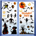 Halloween Window Clings Decorations Scary Monster Stickers - Halloween-Red Variation