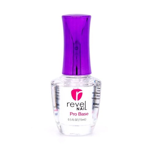 Revel Nail Dip Powder Liquid Set, Base Coat, Activator, Finish Gel & Gel Thinner, 0.5oz, Made in USA