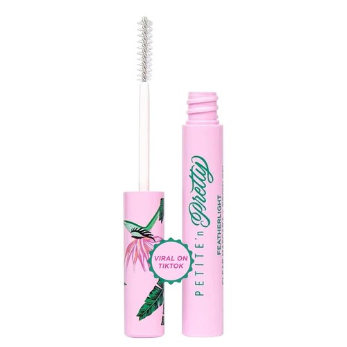 Petite 'n Pretty Clear Mascara & Brow Gel - Dual Purpose Non-Toxic Makeup for Kids & Teens - Featherlight Finish