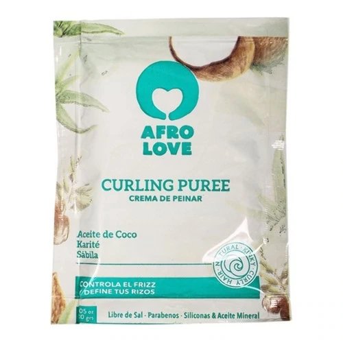Afro Love Curl Cream - Define & Hydrate Curly/Wavy Hair | Coconut & Shea Butter, 8oz