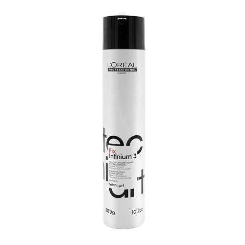 L'Oréal Professionnel Paris Fix Infinium 3 Hairspray - Medium Hold for Lasting Shape & Shine