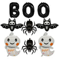 Halloween Foil Balloons Set - 9 pcs Spooky Party Decorations for Halloween