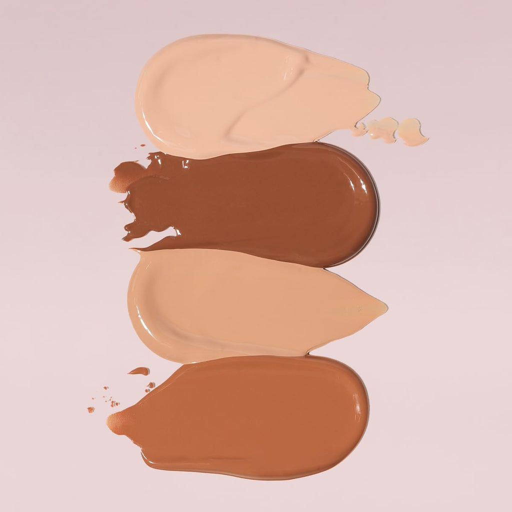 Wander Beauty Nude Illusion Liquid Foundation - Fair Light - Medium to Full Coverage Foundation - Natural Makeup with Vitamin E & Macadamia - Nude Skin Finish Blurs & Conceals - 1.01 fl oz