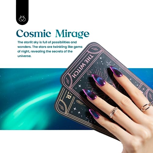 Beetles Cat Eye Gel Polish Set 24Pcs - 20 Colors Cosmic Mirage Variation