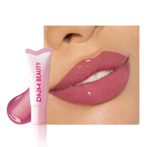 Skiennix Tinted Lip Serum - Hydrating Melting Lip Balm for Glossy, Nourished Lips | Vegan & Cruelty-Free (Strawberry Milk)