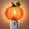 Halloween Pumpkin Bubble Night Light Classic Style - Wall Plug-In Fall Decor