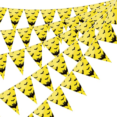 Pre Strung Bat Banner - 5 Cartoon Party Decorations for Celebrations