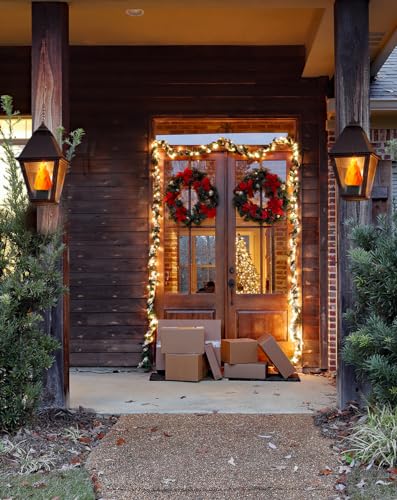 2PCS Rechargeable Fake Fire Lamp LED Night Lights with Flickering Flames, 3 Modes for Indoor & Outdoor Decor