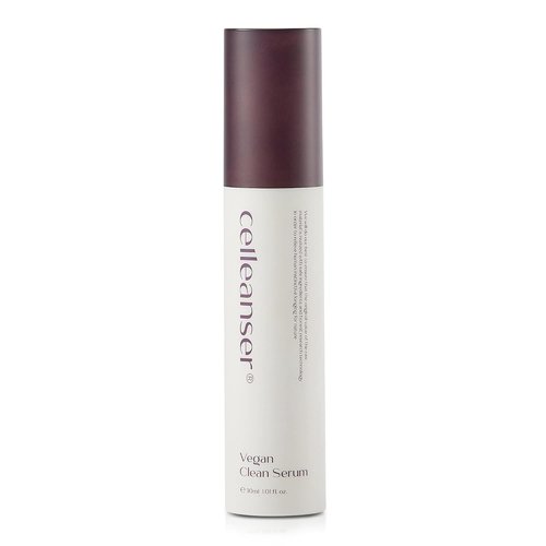 Vegan Clean Serum - Moisturizing Facial Serum with Panthenol & Madecassoside | Non-Greasy, 1.01 Fl Oz