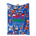 Christmas31 50x60 Inch Holiday Fleece Throw Blanket - Cute Christmas Blanket for Couch & Gift