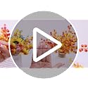 Artificial Berry Stems - Fall Holly Berries for Autumn & Thanksgiving Decor