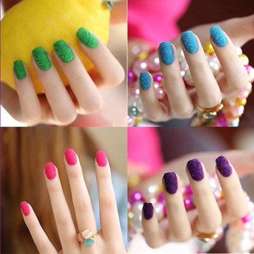 12Colors Flocking Velvet Powder for Candy Manicure,DIY Nail Art,Craft Glitter,Christmas Decorations&Festive Crafts(Fuzzy Nylon Villus Fiber) (12Color'SET)