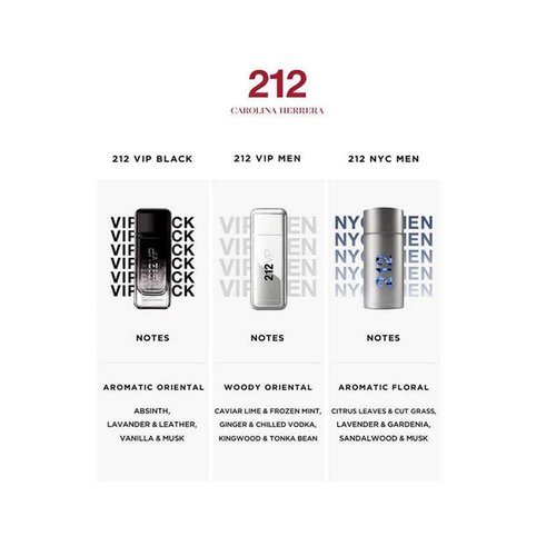 212 by Carolina Herrera Eau de Toilette Spray - Invigorating Fragrance | 1.7 Oz