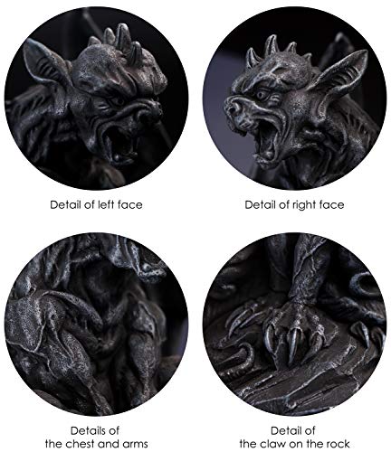 9-Inch Winged Gargoyle Statue Home Decor Halloween Figurine - Gothic Gothic Protector