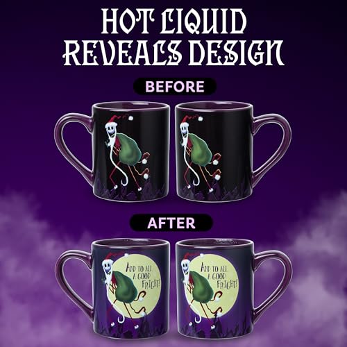 Nightmare Before Christmas Heat Reveal Mug - 14oz - Santa Jack Variation