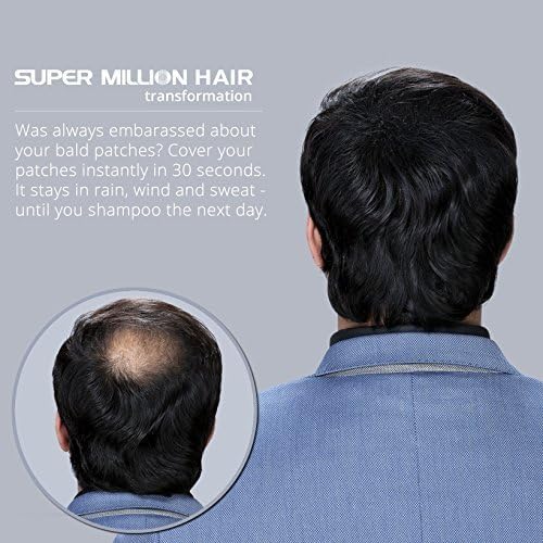 Super Million Hair SMH Hair Fibers MADE IN JAPAN – Instantly Conceals Thinning Hair –Long-Lasting – Sweat, Water & Wind Resistant – Hair Loss Solutions For Men & Women (Medium Brown, 15g)