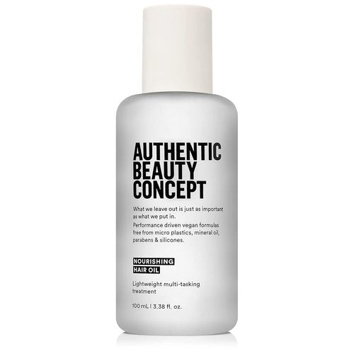 Authentic Beauty Concept Nourishing Hair Oil - Smooths Frizz & Seals Split Ends | Vegan & Cruelty-Free | 3.38 fl. oz.
