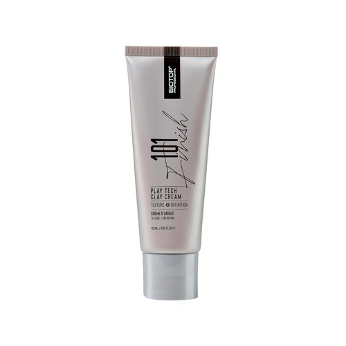 Biotop Professional 101 Play Tech Hair Clay Cream - Medium-Firm Hold Styling Cream | Non-Sticky, Frizz Control (4.05 oz)