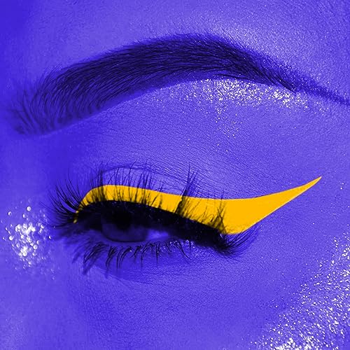 UV Neon Liquid Eyeliner - Matte, Waterproof, Smudge-proof - Neon Orange, 8 Colors
