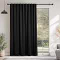 Black Velvet Curtains - Fullness Style 72 x 96 Inches - Pack of 1