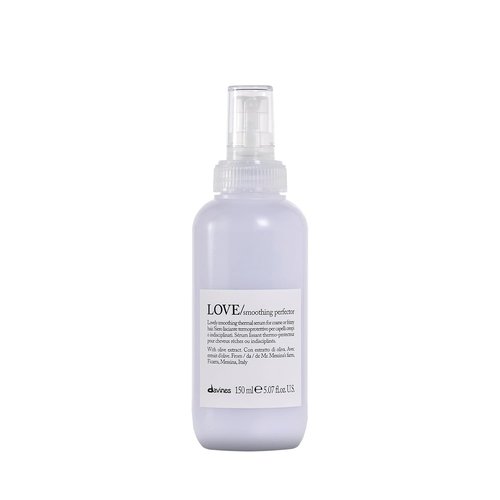 Davines LOVE Smoothing Perfector Serum - Anti-Frizz Thermal Leave-On for Wavy, Coarse Hair | 5.07 Fl Oz