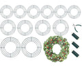 Wire Wreath Frames Set - 8, 12, 16 Inch with Floral Wire & Tools for DIY Crafts