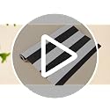 Black and White Striped Paper Table Runner 25x16 Feet for Events & Parties