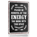 Wiccan Metal Decor Sign for Home & Witchcraft Room - Gothic Pagan Gift
