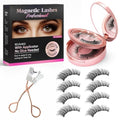 Magnetic Eyelashes with Applicator - Natural Look, Reusable + 4 Pack