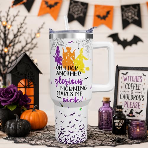 Halloween Witch Tumbler with Handle 40 oz - Halloween Cups & Drinkware - Variation of THIS listing
