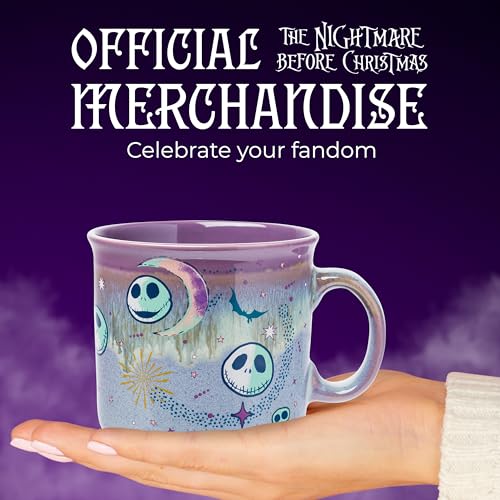 Nightmare Before Christmas Ceramic Camper Mug 20oz - Mystic Opulence Variation