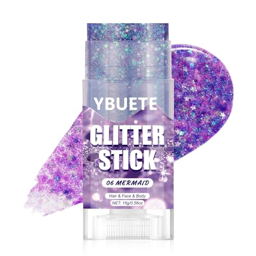 Mermaid Face and Body Glitter Stick - Fairy Sparkling Makeup, Variation: Mermaid