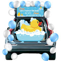 Duck Theme Trunk or Treat Car Decorations Kit with Balloons and Banners - Halloween Outdoor Garage Door Archway SUV Decor