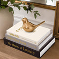Aesthetic Linen Decor Books Set - Minimalist Fake Books for Coffee Table & Home Storage