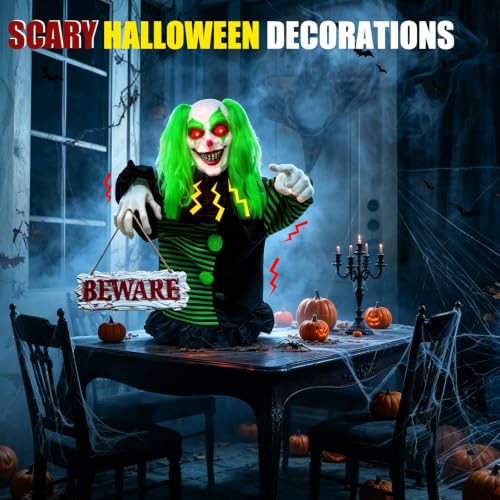 3 Ft Halloween Animatronics Yard Decorations Outdoor Standing Scary