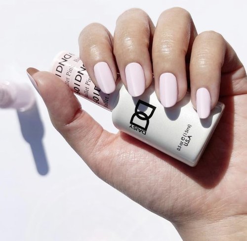 DND Gel Polish Set - Pink Collection | UV/LED Gel & Air Dry Nail Lacquer Duo, 0.5 Fl Oz Each