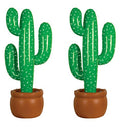 Inflatable Cactus Decor Pack - 2 Large Southwest Desert Party Decorations
