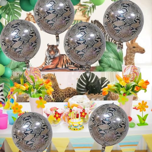 Python Pattern 22-Inch Inflatable Balloon Set - Jungle Safari Party Decorations