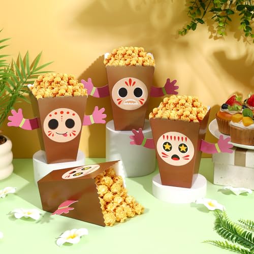 Hawaiian Popcorn Boxes - 24 Pack DIY Luau Party Favor Supplies