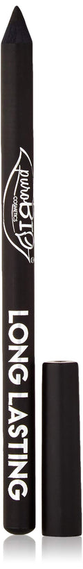 PuroBIO Certified ORGANIC High-pigmented and Long-Lasting Extra Black Eyeliner. Made with Coconut, Jojoba, Avocado, Baobab Oil, Vitamin E. ORGANIC.VEGAN. CRUELTY-FREE.NICKEL TESTED, MADE IN ITALY