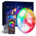 LED Lights 65.6 ft RGB LED Strip Light for Bedroom - Music Sync & App Control